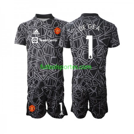 Camiseta Manchester United DE GEA 1 Portero Niño Segunda Equipación 2022/2023